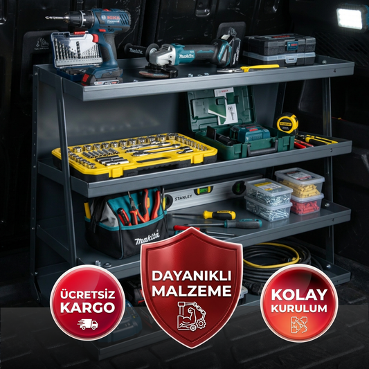 PratikBagaj® Oto Bagaj Düzenleyici Raf